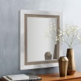 Appalachian Gingerbread Framed Beveled Wall Mirror