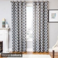 Softline Burma Ikat Grommet Top Curtain Panel (As Is Item)