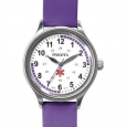 Dakota Women's Nurse MIdsize Fun Color Purple Leather Watch