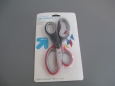 Kids' 2 Pack Blunt Tip 5 In. Scissors Soft Grip Handles Black & Red Ages 4+