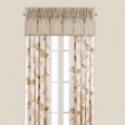 Taupe Shell Drapery Panel - 50X84