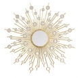 Stratton Home Decor Pia Goldtone Wall Mirror