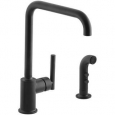 Kohler K-7508 Purist High Arch Kitchen Faucet - Includes Side Spray