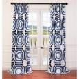 Exclusive Fabrics Mecca Printed Cotton Curtain Panel