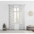 No. 918 Marseilles Distressed Border Print Sheer Curtain Panel