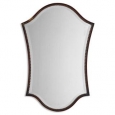 Uttermost 'Abra' Bronze Vanity Mirror