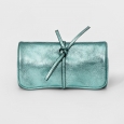 Women's Jewelry Roll with Interior Jewelry Organizer - A New Day Mint Green