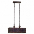 Uttermost Albiano 2-light Oxidized Bronze Rectangle Pendant