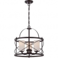 Nuvo Lighting Ginger Old Bronze-finish Metal/Glass 3-light Pendant