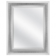 MCS Industries Silver Texture with White Edge Wall Mirror