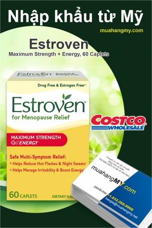 Estroven Maximum Strength + Energy, 60 Caplets