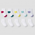 Girls' Athletic Socks Multi-Colored L - Cat & JackÂ