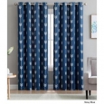 HLC.ME Arrow Print Thermal Blackout Grommet Curtain Panel Pair