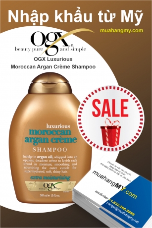 OGX Luxurious Moroccan Argan Crème Shampoo