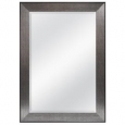 Pewter Finished 31 inches x 41 inches Beveled Mirror Frame