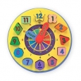 Melissa and Doug Wooden Shape Sorting Clock