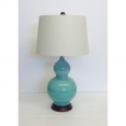 Double Gourd Porcelain Table Lamp