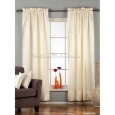 Cream Rod Pocket 90% blackout Curtain / Drape / Panel - Piece