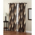 No. 918 Intersect Grommet Woven Print Window Curtain Panel
