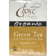 Choice Organic Teas Green Tea Toasted Brown Rice 16 Tea Bags