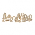 Heros 100 Piece Natural Wooden Blocks Set