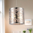 Janna 1-light Metal 8-inch Chrome-finish Pendant Lamp