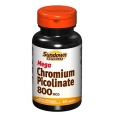 Sundown Naturals Mega Chromium Picolinate 800mcg, Tablets