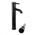 Brienza Moncalieri Oil Rubbed Bronze European Vessel Sink Faucet and Drain Set