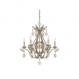 Rothchild Oxidized Silver 6-light Chandelier