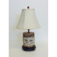 Royal Medallion Round Porcelain Table Lamp