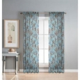 Window Elements Ashville Printed 84-inch Rod Pocket Sheer Curtain Panel