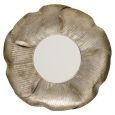 Petal Mirror - Antique Silver