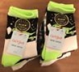 Lot 2x Kids Cat & Jack Crew Socks M Shoe Size 9 - 2 1/2 4 Pair Pack X 2 Glow