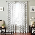 Softline Penby Burnout Rod Pocket Curtain Panel