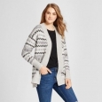 Women's Nordic Patterned Cardigan - Mossimo Supply Co. Gray M