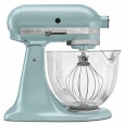 KitchenAid KSM155GBAZ Azure Blue 5-quart Artisan Tilt-head Stand Mixer