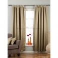 Olive Green Tab Top 90% blackout Curtain / Drape / Panel - 50X84