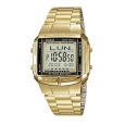 Casio Men's DB-360G-9A Digital Gold-Tone Stainless Steel Watch - CLEAR