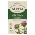 Alvita Organic Herbal Tea Caffeine Free Milk Thistle 24 Tea Bags