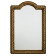 Dark Brown Rectangle Rope Mirror