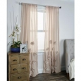 Arden Loft Thistle Terrace Tan Cotton Blend Curtain Panel