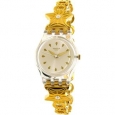 Swatch Women's Originals LK366G Gold Stainless-Steel Swiss Quartz Fashion Watch