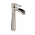 VIGO Niko Bathroom Vessel Faucet in PVD Brushed Nickel