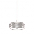 Aztec Lighting Contemporary 3-light Brushed Nickel Pendant