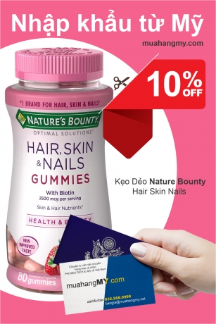 Kẹo dẻo Nature Bounty Hair Skin Nails