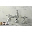 Vintage Cross Widespread Bathroom Faucet