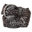 MERONA Black Macrame Braid Belt - L