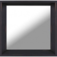 10.5X10.5 Antique Brown Plain Mirror, set of 3