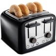 Hamilton Beach Black Cool Touch 4 Slice Toaster