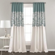 Lush Decor Estate Garden Room Darkening Window Curtain Panel Pair